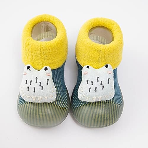Patik Kızlar Boyutu 12 Bebek Yürümeye Başlayan Ayakkabı Kış bebek ayakkabısı Yumuşak Alt Kapalı Kaymaz sıcak Kat