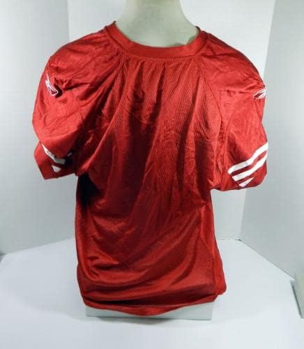 2010 San Francisco 49ers Boş Oyun Kırmızı Forma Verildi L DP34674 - İmzasız NFL Oyunu Kullanılmış Formalar