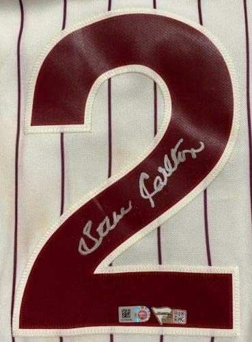Philadelphia Phillies Steve Carlton İmzalı Majestic Forması Fanatikleri MLB Hologram İmzalı MLB Formaları