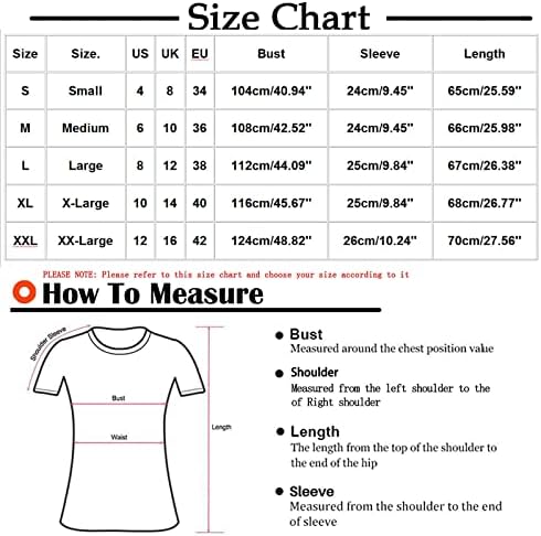 Bayanlar Crewneck V Boyun Gömlek Kısa Kollu Pamuklu Mermer Grafik Gevşek Fit Brunch Üst T Shirt Genç Kızlar için