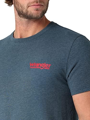 Wrangler erkek Batı Ekip Boyun Kısa Kollu Tee Gömlek