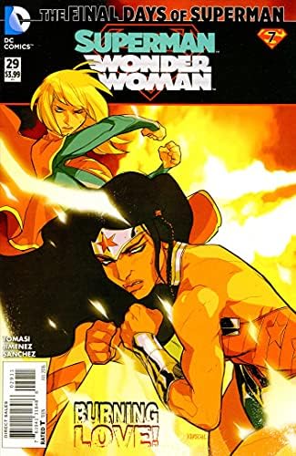 Süpermen / Harika Kadın 29 VF / NM; DC çizgi roman / Yeni 52-Son Sayı