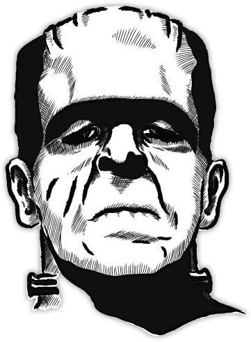 Frankenstein çıkartma çıkartması 4 x 5