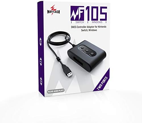 MAYFLASH SNES Denetleyici Adaptörü için Anahtarı / OLED Modeli ve PC Windows SNES Adaptörü MF105