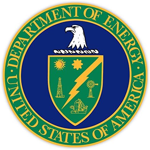 Enerji Bakanlığı mühür ABD sticker çıkartma 4 x 4