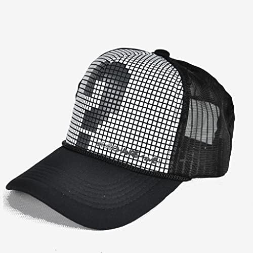 ZSEDP Örgü Beyzbol Açık Yaz Spor şapka kamyon şoförü şapkası Erkekler net Kap Hiphop Sunbonnet şapka Kadınlar için