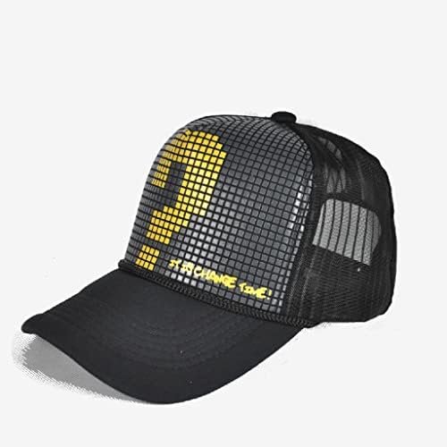 ZSEDP Örgü Beyzbol Açık Yaz Spor şapka kamyon şoförü şapkası Erkekler net Kap Hiphop Sunbonnet şapka Kadınlar için