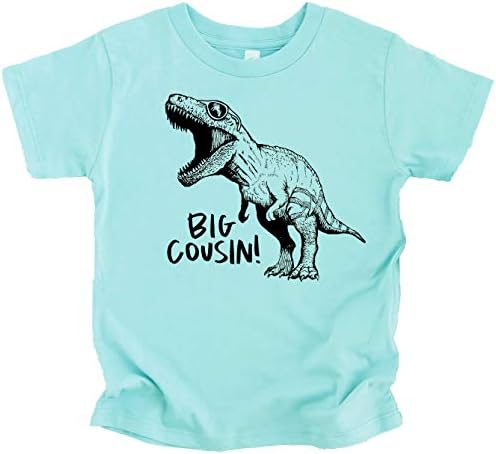 Büyük Kuzen Dinozor T-Shirt Kızlar ve Erkekler için Eğlenceli Aile Kıyafetleri