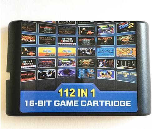 En iyi 112 in 1 Sega Megadrive Genesis Oyun Kartuşu Contra Gunstar Kahramanlar Alien Asker Sokak Öfke Sonic Altın