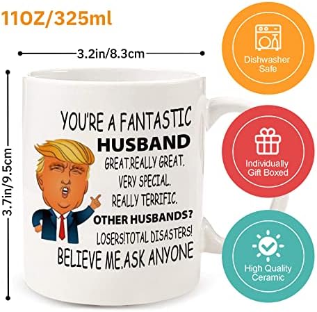 Kocası için SteadStyle Komik Kahve Kupası-Harika Bir Kocasın, Karısından Kocasına Hediyeler, Kocasına Doğum Günü
