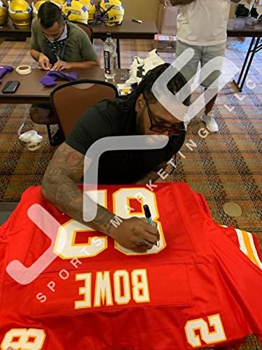 Dwayne Bowe imzalı imzalı jersey NFL Kansas City Chiefs JSA COA Tanığı