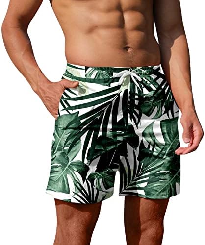 Erkek Rahat Pantolon Baskı Trendi Gençlik Yaz Erkek Sweatpants Spor Koşu Şort Plaj Erkek Keten Kıyafet