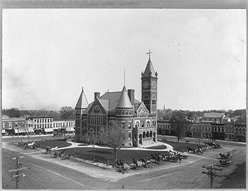 Tarihselfindings Fotoğraf: Adliye Binası, Adliye Binası, Meydan, Monroe, Green County, Wisconsin, WI, c1908 2
