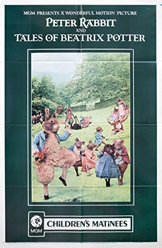 Peter Tavşan ve Beatrix Potter Masalları R1973 ABD Tek Sayfalık Poster