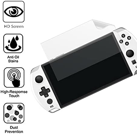 Aemus ile Uyumlu GPD WIN 4 Ekran Koruyucu (3 Paket) elde kullanılır oyun konsolu HD PET Film Koruyucu